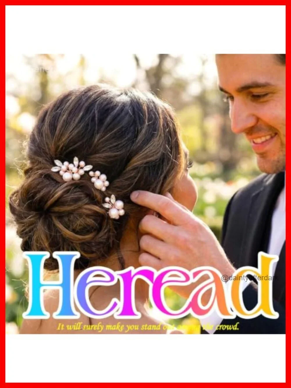 Alloy Pearl Crystal Bridal Hair Pins Pack of 3 Wedding Hair Accessories